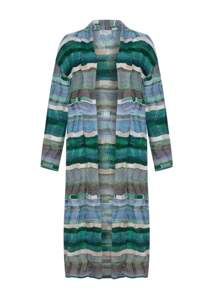 ORGANIC COTTON LINEN BLEND KNIT CARDIGAN - 5