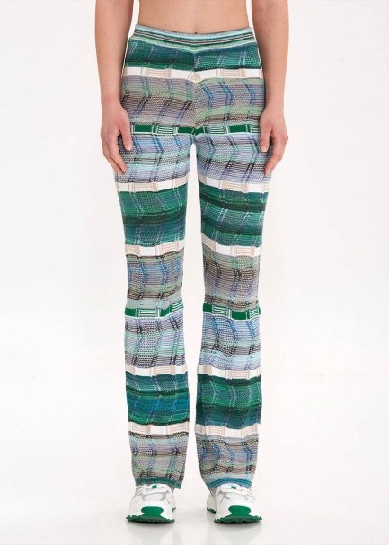 ORGANIC COTTON LINEN BLEND KNIT PANTS - 2