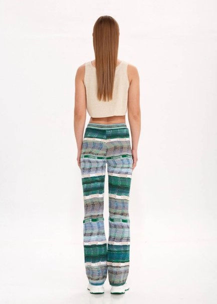 ORGANIC COTTON LINEN BLEND KNIT PANTS - 5