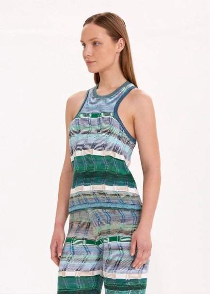 ORGANIC COTTON LINEN BLEND KNIT TOP - 3