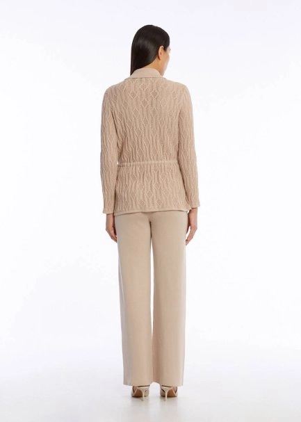 ORGANIC COTTON LINEN DESERT KNIT JACKET - 7