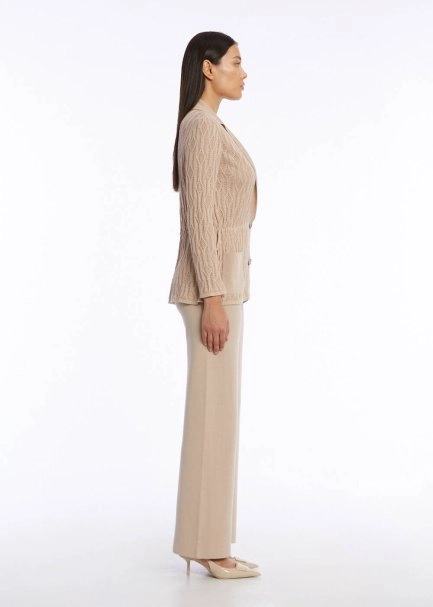 ORGANIC COTTON LINEN DESERT KNIT JACKET - 6