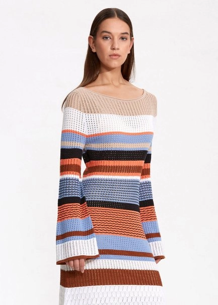 ORGANIC COTTON LINEN KNIT DRESS - 2