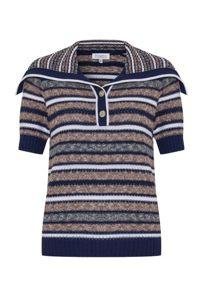 ORGANIC COTTON MARIN EMBROIDERIED KNIT TOP - 6