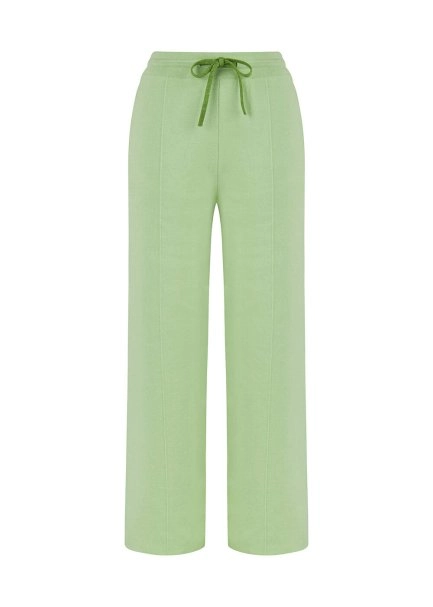 ORGANIC COTTON MATCHA LOUNGEWEAR KNIT PANTS - 6