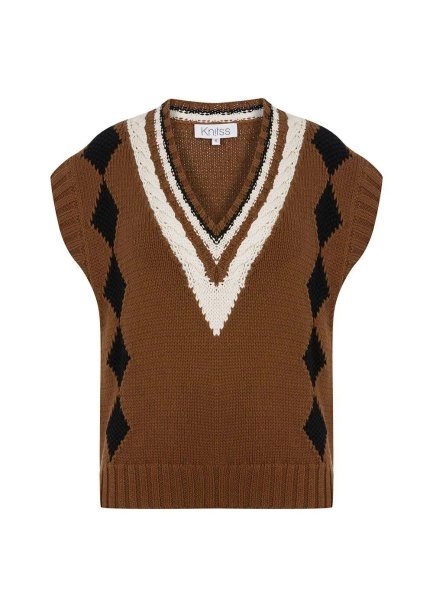 ORGANIC COTTON OVERSIZE KNIT VEST - 6