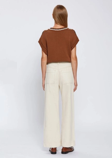 ORGANIC COTTON OVERSIZE KNIT VEST - 5