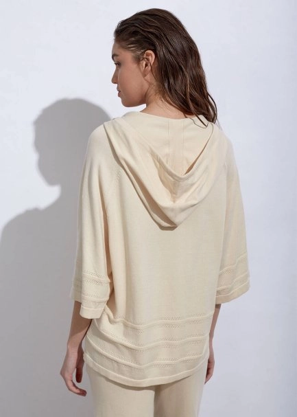 Organic Cotton Sand Knit Top - 7