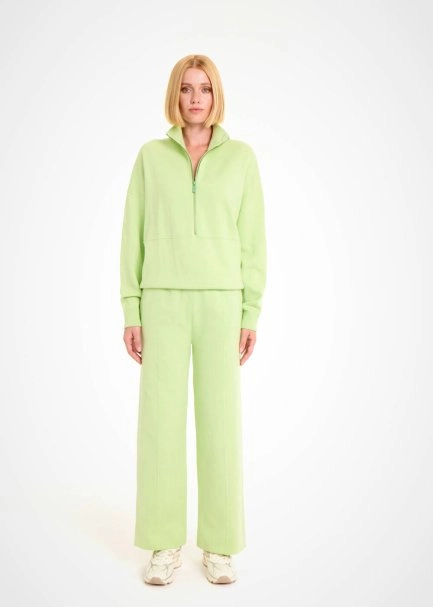 Organik Pamuk Açık Yeşil Loungewear Triko - 2