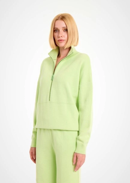 Organik Pamuk Açık Yeşil Loungewear Triko - 3