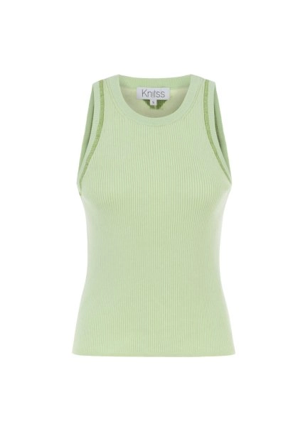 Organik Pamuk Açık Yeşil Loungewear Triko Üst - 6