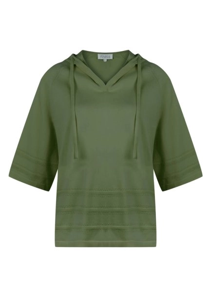 Organik Pamuk Haki Triko Üst - 7