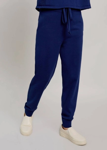 Organik Pamuk Lacivert Triko Jogging Pantolon - 4