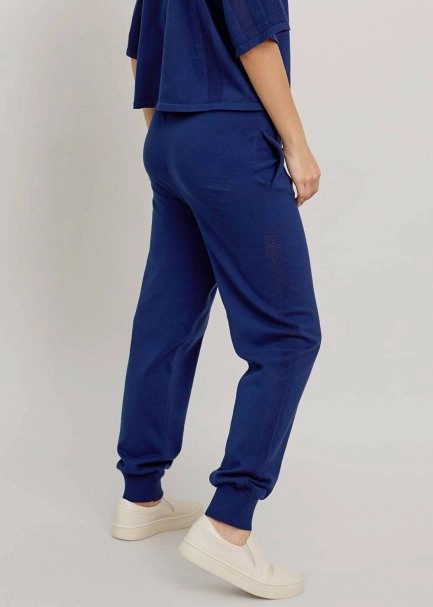 Organik Pamuk Lacivert Triko Jogging Pantolon - 7