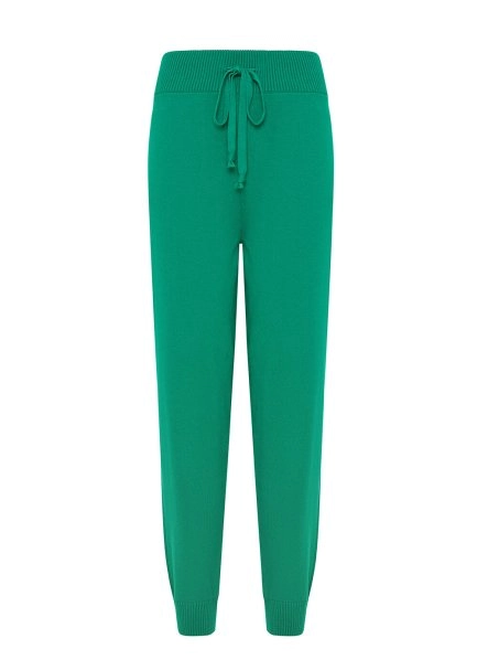 Organik Pamuk Yeşil Triko Jogging Pantolon - 8