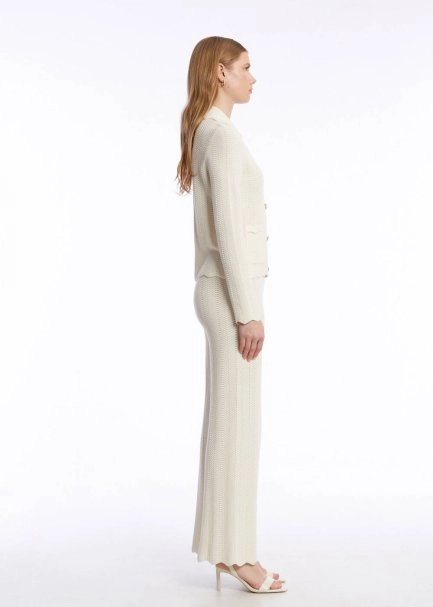 Özel TaSarım Düğme Kapamalı Triko Hırka - 4