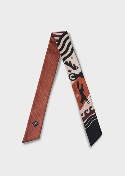 Özel Üretim Saf İpek Eşarp - Pherahs - 3