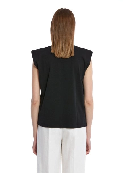 Pamuklu Basic Siyah T-Shirt - 5