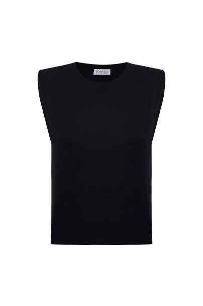 Pamuklu Basic Siyah T-Shirt - 6