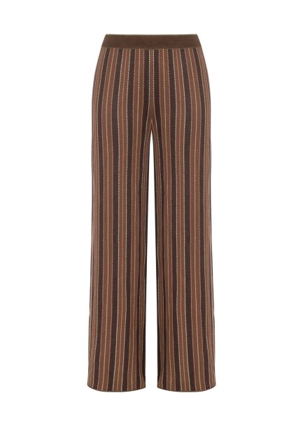 PATCHWORK PATTERNED KNIT PANTS - 6