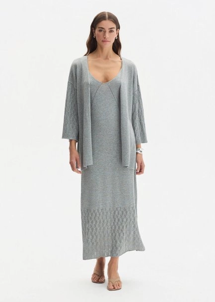 POINTELLA DETAIL ICE KNIT DRESS - 4