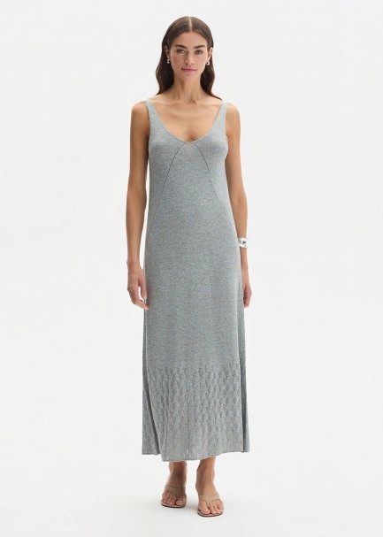 POINTELLA DETAIL ICE KNIT DRESS - 1