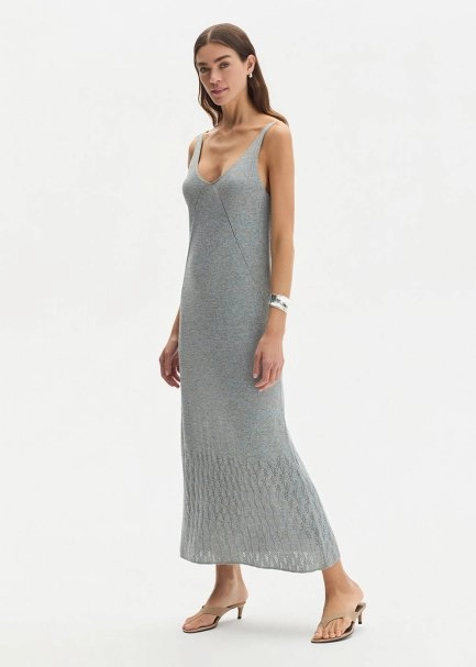 POINTELLA DETAIL ICE KNIT DRESS - 3