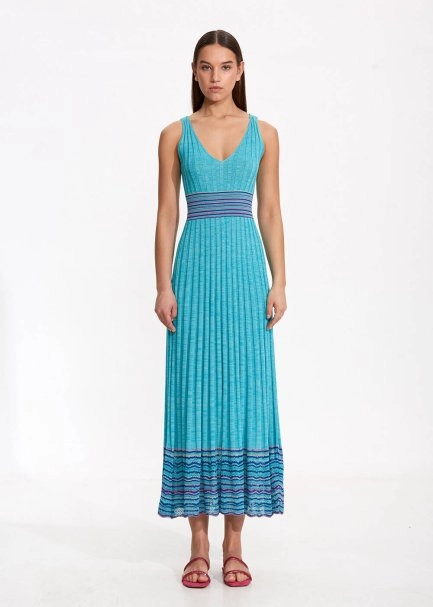 POINTELLA DETAIL KNIT DRESS - 1