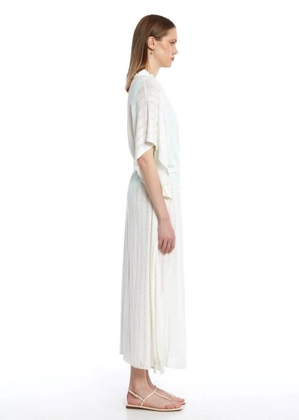POINTELLA DETAIL PEARL KNIT CAFTAN - 4