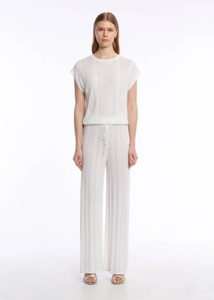 POINTELLA DETAIL PEARL KNIT TOP - 2