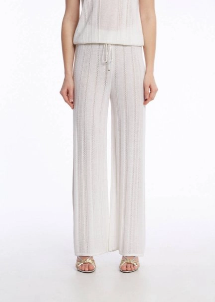 POINTELLA DETAIL PEARLY KNIT PANTS - 1