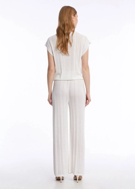 POINTELLA DETAIL PEARLY KNIT PANTS - 5