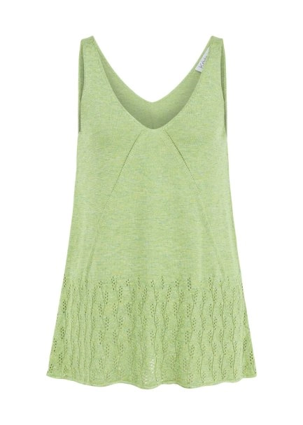 POINTELLA DETAIL PISTACHIO KNIT TOP - 6
