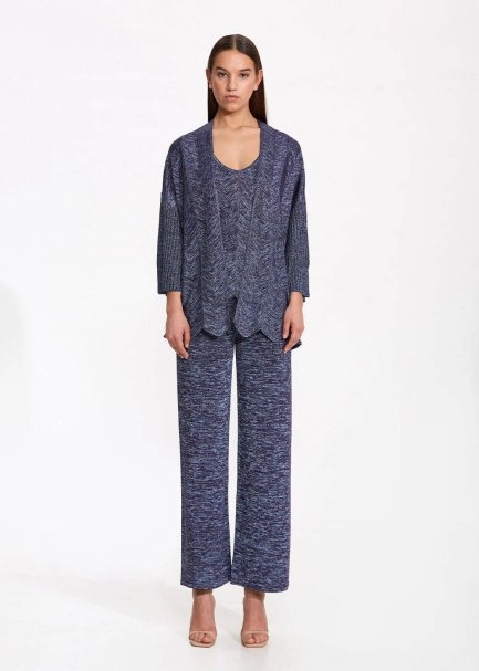 Poıntelle Detaıled Oversıze Ocean Knıt Cardıgan - 1