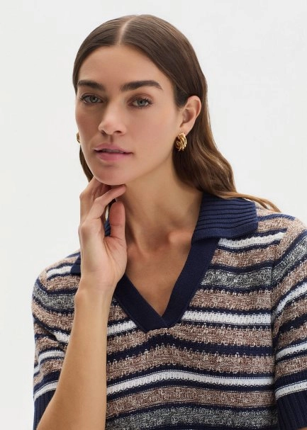 POLO NECK ORGANIC COTTON KNIT DRESS - 4