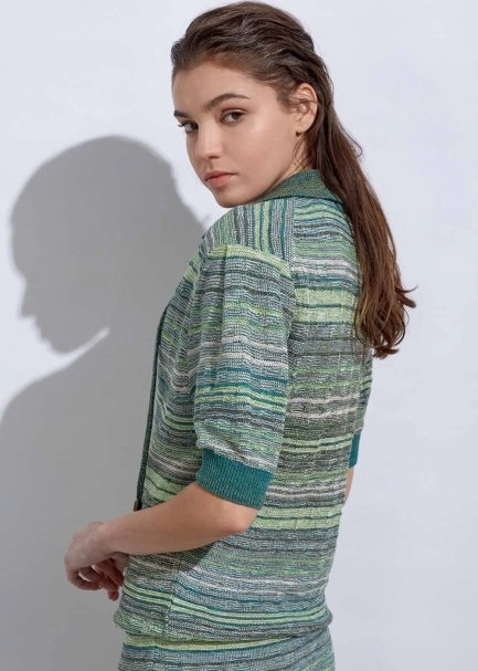 Polo Neck Verdıgrıs Knıt Top - 2