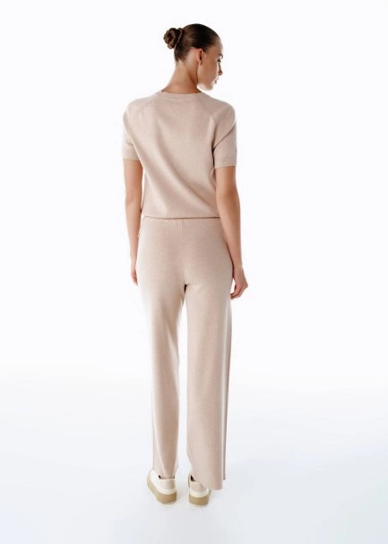 POWDER MERINO WOOL BLEND KNIT PANTS - 5