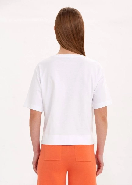 PURE COTTON CORNFLOWER ALOHA T-SHIRT - 5