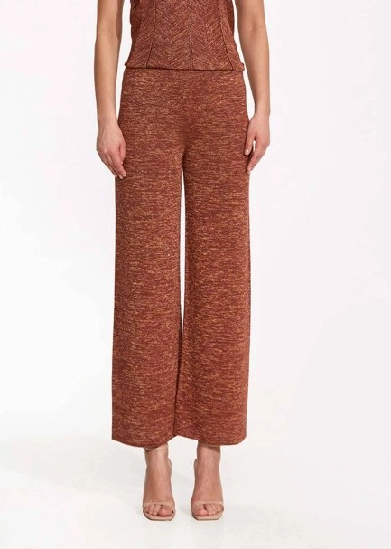 Rahat Kesim Bronz Triko Pantolon - 2