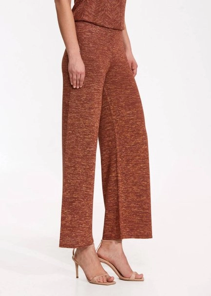 Rahat Kesim Bronz Triko Pantolon - 4