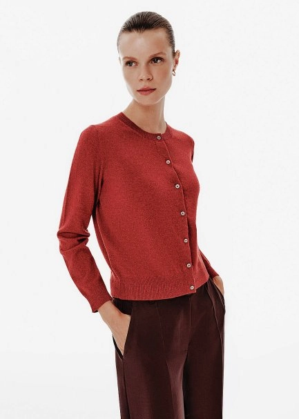 Regular Fit Ruby Cashmere Cardigan - 3