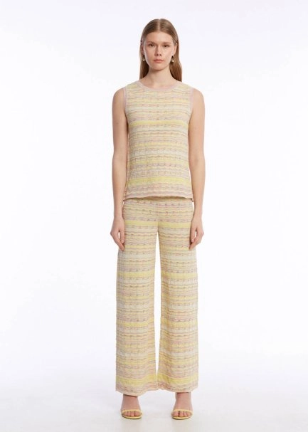 Renk Geçişili Triko Pantolon - 2