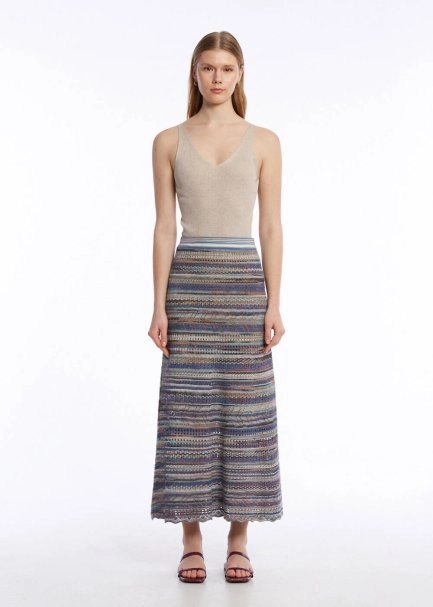 Renk Geçişli Triko Etek Festıval - 1