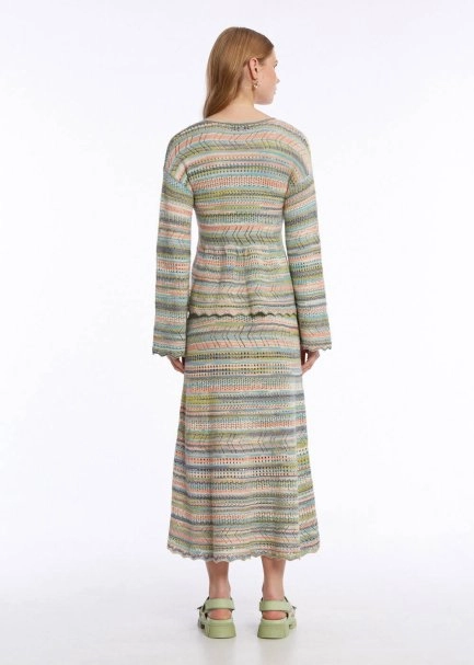 Renk Geçişli Triko Hırka Exotıc - 5