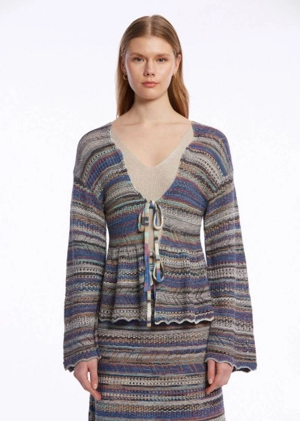 Renk Geçişli Triko Hırka Festıval - 1