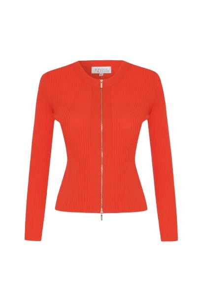 RIBBED LOBSTER KNIT CARDIGAN - 6