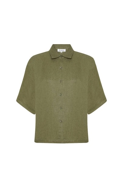 ROSEMARY LINEN OVERSIZE TOP - 6
