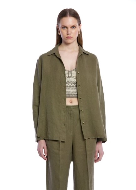 ROSEMARY LINEN SHIRT - 1