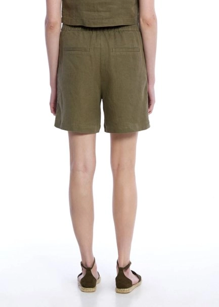 ROSEMARY LINEN SHORTS - 5