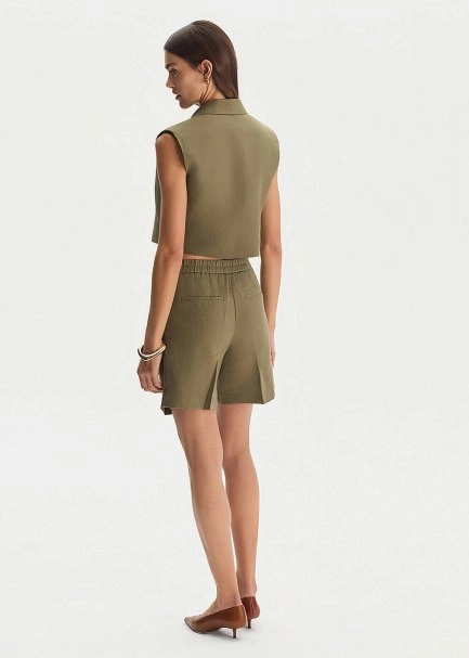 ROSEMARY LINEN SHORTS - 5